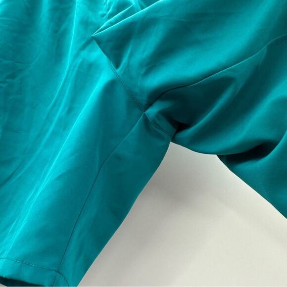 Nike Men's Teal Blue Large Swoosh Dri Fit Running‎ Activewear Shorts Size S - Picture 3 of 9